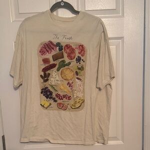 BDG Cream Graphic Short Sleeve Tee